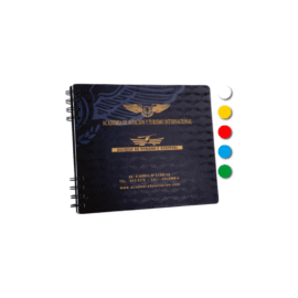 268. Agenda Cartón de Colores 22 x 19 cm