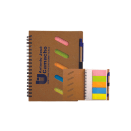 278. Agenda Eco con Post-it 14.5 x 18 cm